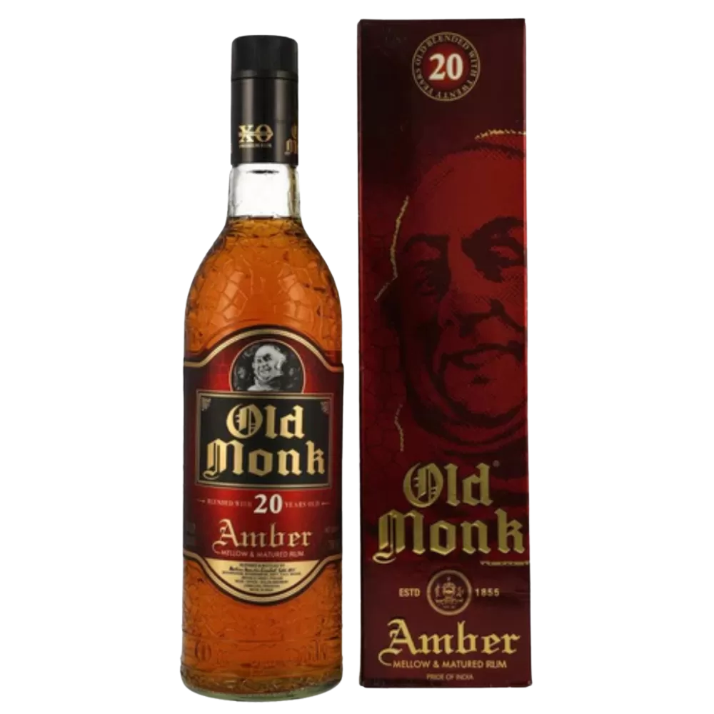Old Monk Amber Mellow 20 Year Old Blended Rum