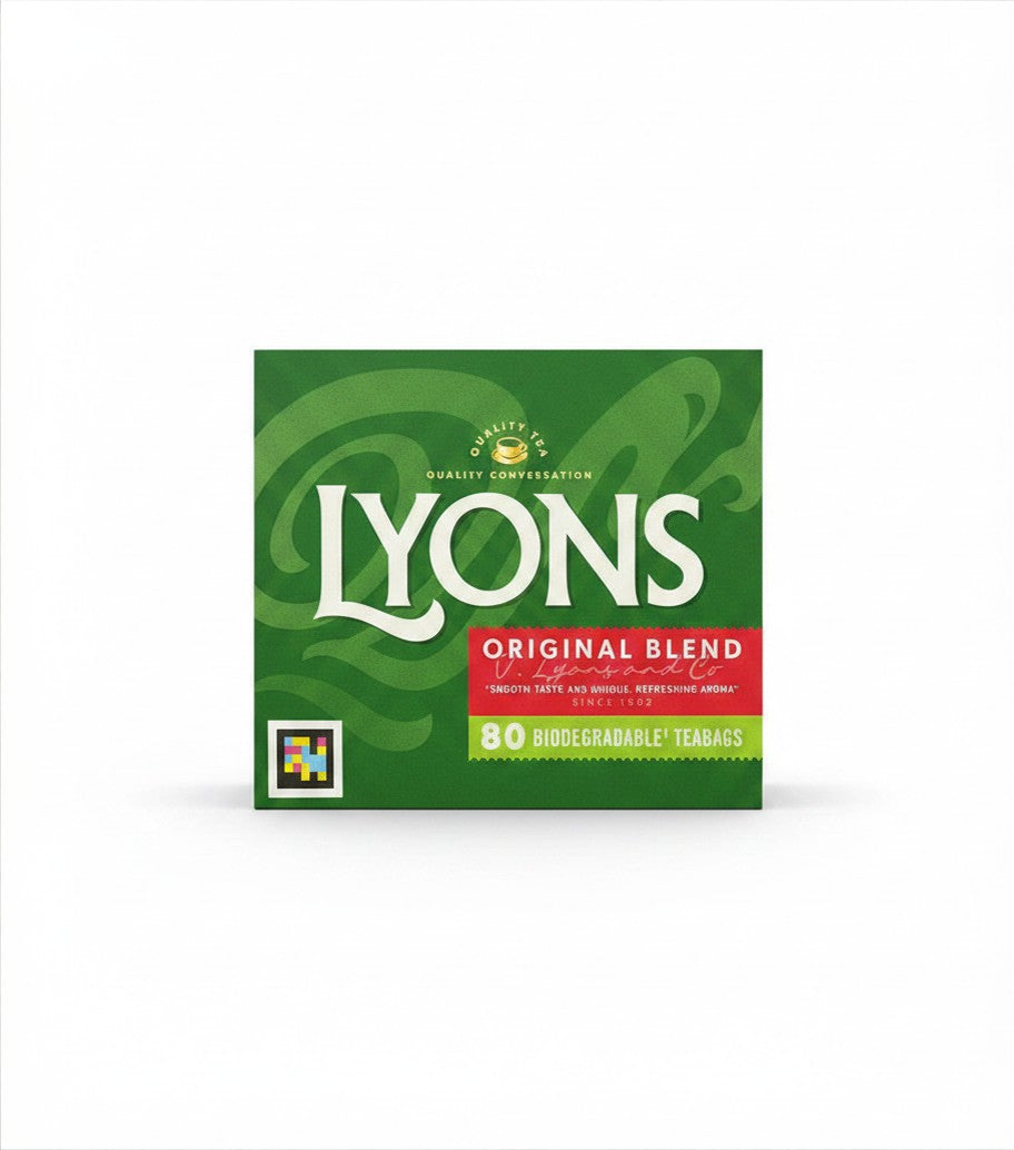Lyons Original Blend Tea – 80 Biodegradable Tea Bags (232g)