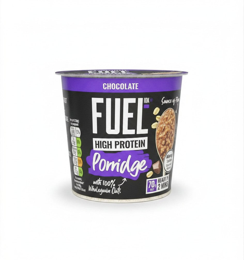 FUEL10K High Protein Chocolate Porridge Pot – 70g