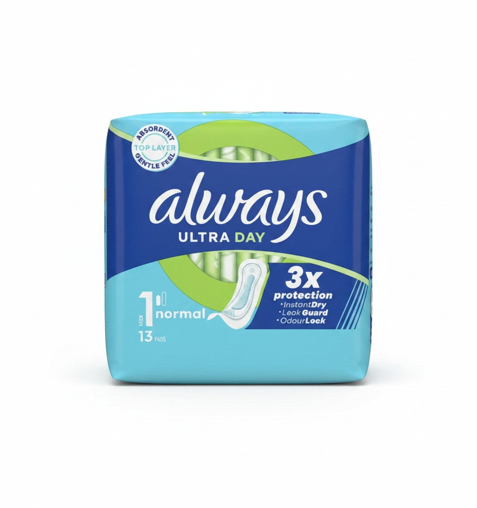 Always Ultra Day Sanitary Pads - Size 1 Normal