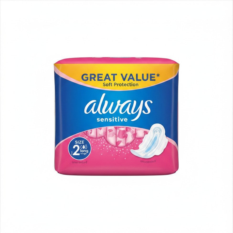 Always Sensitive Sanitary Pads - Size 2 Long