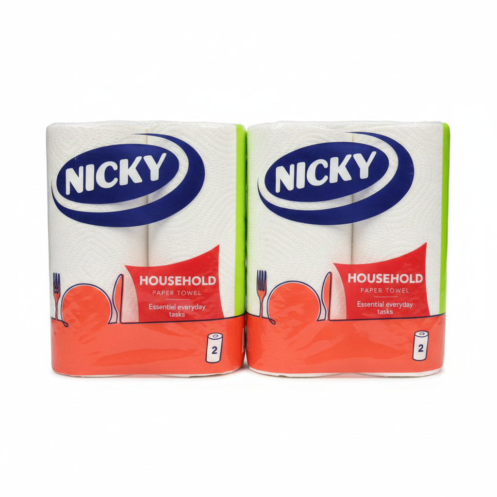Nicky Household Paper Towel 2 Pack